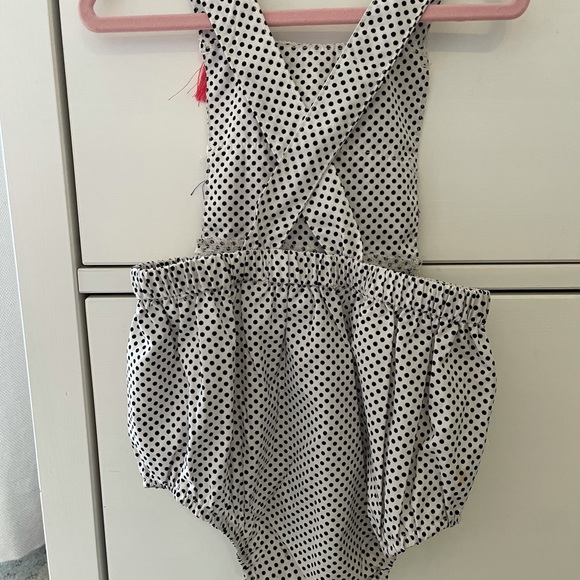 Tassel Polkadot Romper - Picture 3 of 5